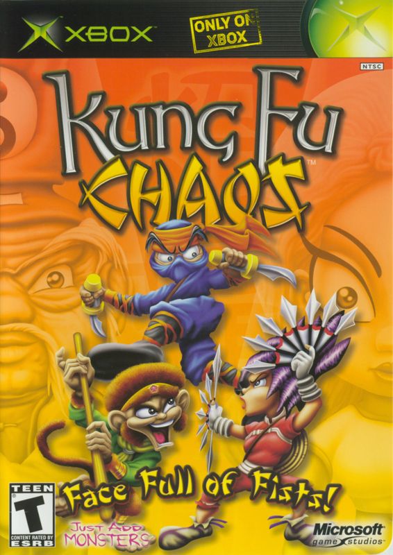 Kung Fu Chaos box art for Xbox